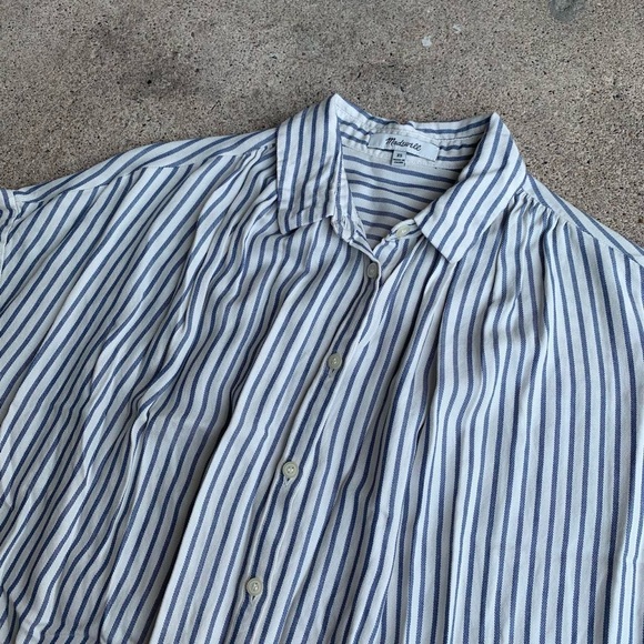 Madewell Striped Courier Button Down - Picture 3 of 5